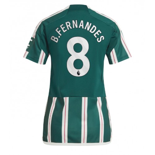 Ženski Nogometni dresi Manchester United Bruno Fernandes #8 Gostujoči 2023-24 Kratek Rokav